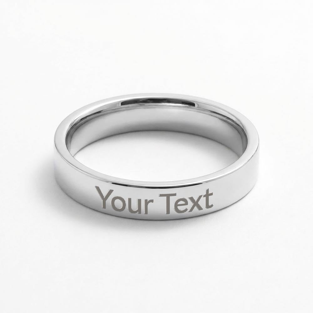 The Forever Band - Engraved Ring for Her