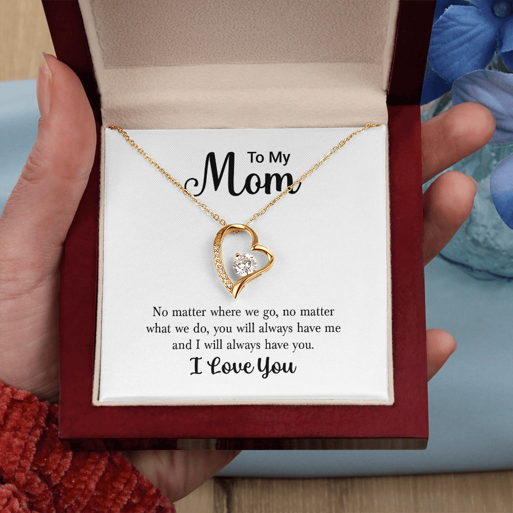 Held Close Necklace, heartfelt gift for mom