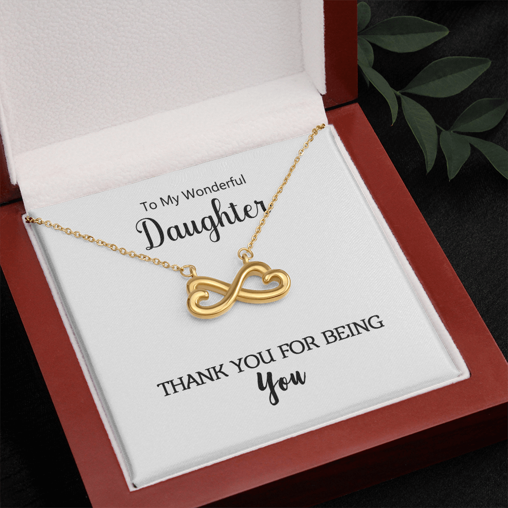 Infinite Love Necklace gift set for daughter