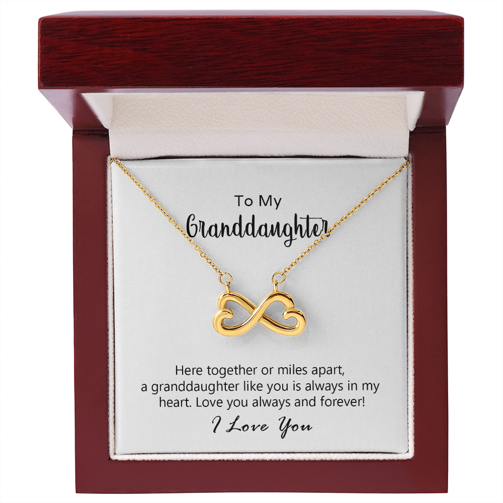 Infinite Love Necklace gift set for granddaughter