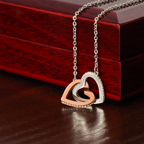 Bound Hearts Necklace gift set for mom